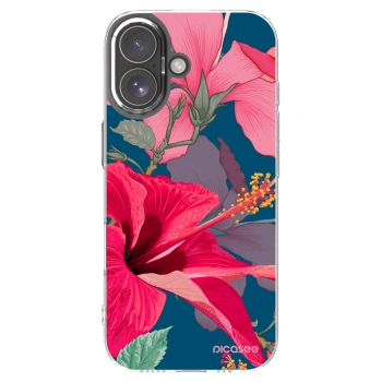 Picasee silikónový prehľadný obal pre Apple iPhone 17 - Hibiscus
