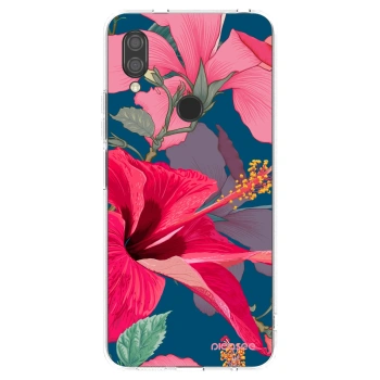Picasee silikónový prehľadný obal pre Xiaomi Redmi 7 - Hibiscus