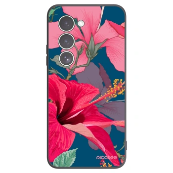 Picasee silikónový čierny obal pre Xiaomi Redmi 15 5G - Hibiscus