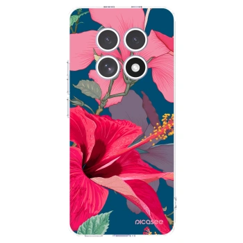 Picasee silikónový prehľadný obal pre Xiaomi Redmi Note 15 - Hibiscus