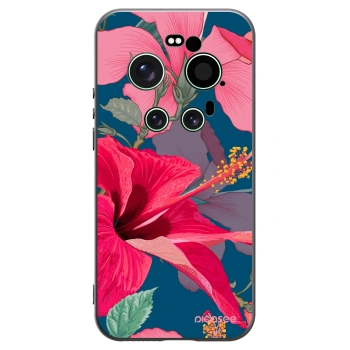 Picasee silikónový čierny obal pre Xiaomi 17 Ultra - Hibiscus