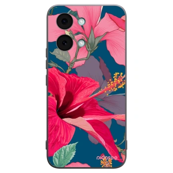 Picasee silikónový čierny obal pre Xiaomi Poco X8 Pro Max - Hibiscus