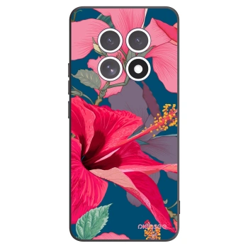 Picasee silikónový čierny obal pre Xiaomi Redmi Note 15 5G - Hibiscus