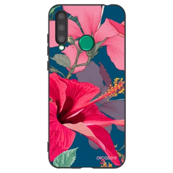 Picasee silikónový čierny obal pre Honor 20 Lite - Hibiscus