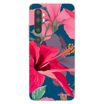 Picasee silikónový prehľadný obal pre Xiaomi Mi Note 10 (Pro) - Hibiscus