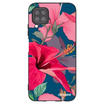 Picasee silikónový čierny obal pre Huawei P40 Lite - Hibiscus