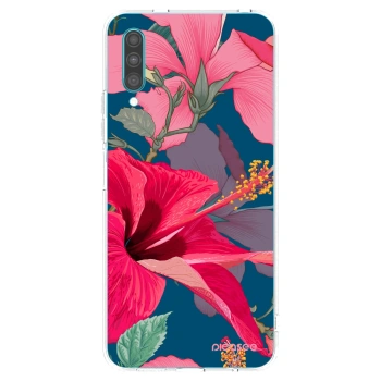 Picasee silikónový prehľadný obal pre Samsung Galaxy A30s A307F - Hibiscus