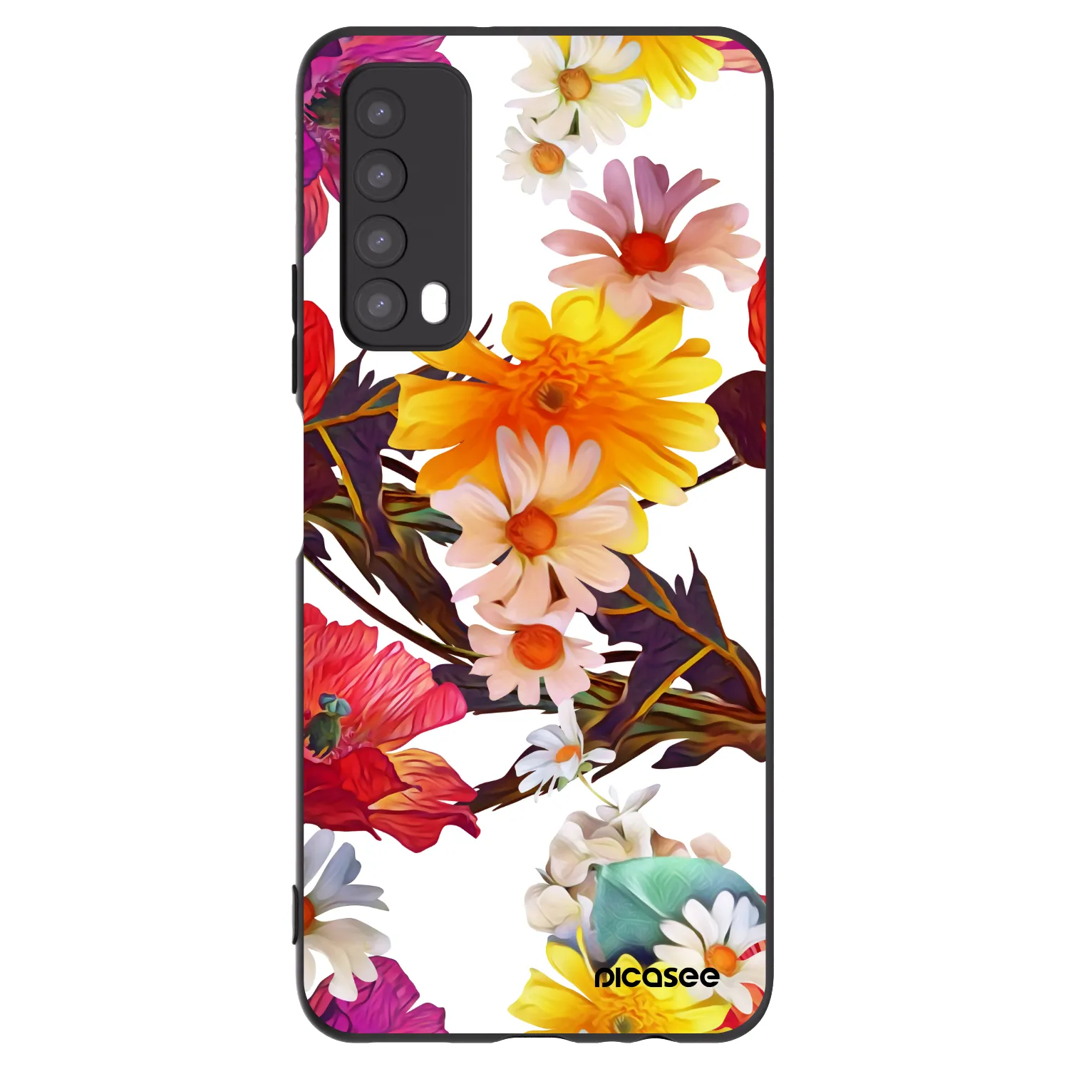 Picasee silikónový čierny obal pre Huawei P Smart 2021 - Meadow