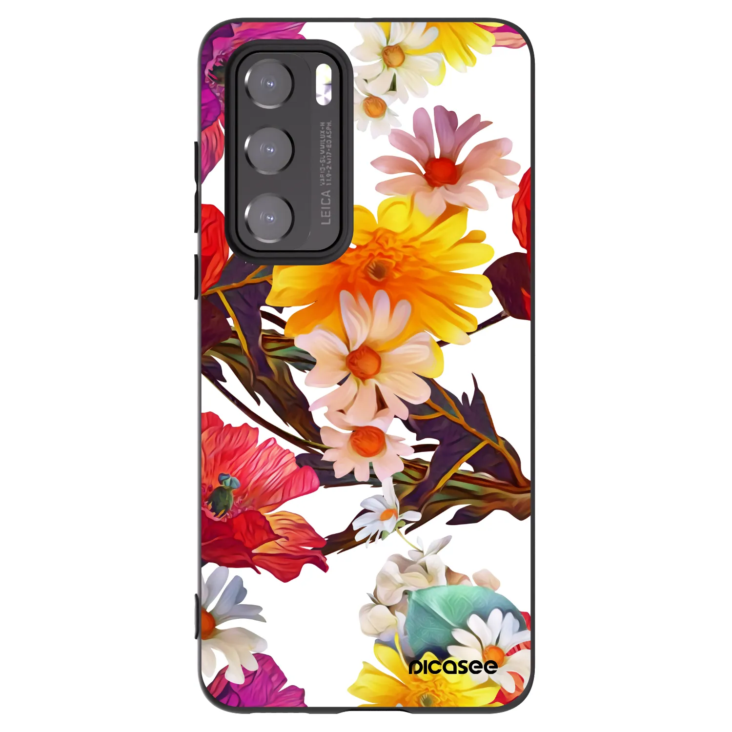 Picasee silikónový čierny obal pre Huawei P40 - Meadow