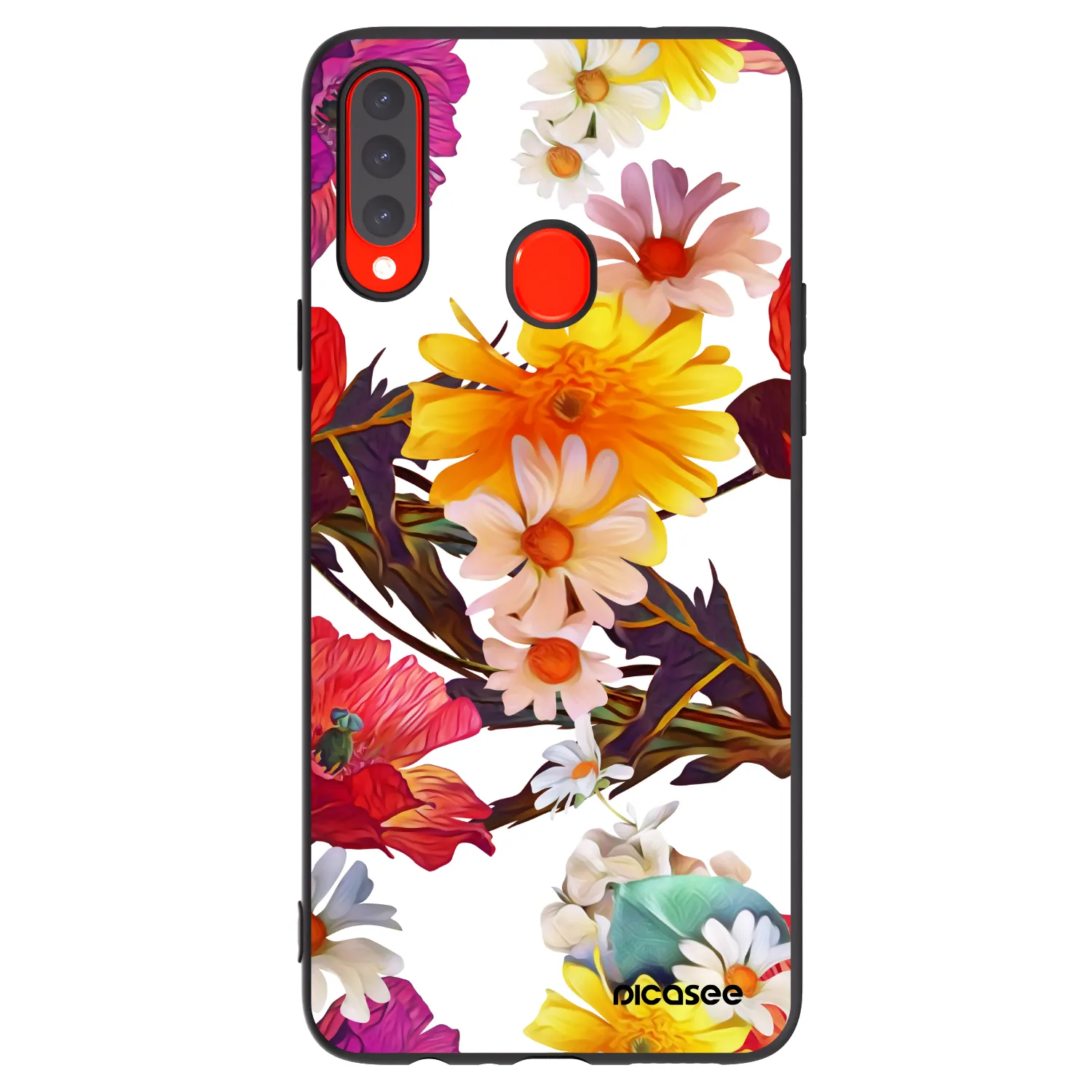 Picasee silikónový čierny obal pre Samsung Galaxy A20s - Meadow