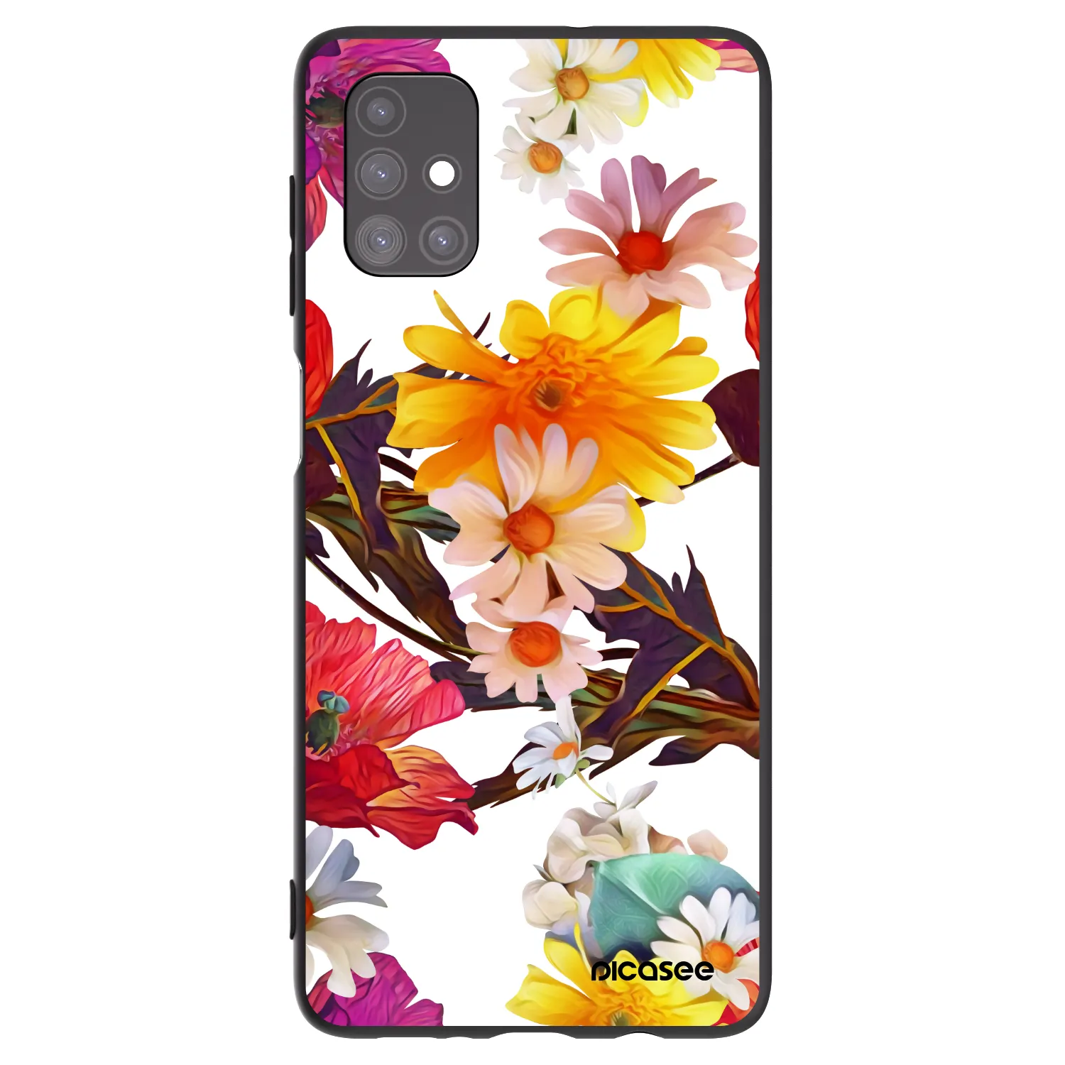 Picasee silikónový čierny obal pre Samsung Galaxy M51 M515F - Meadow