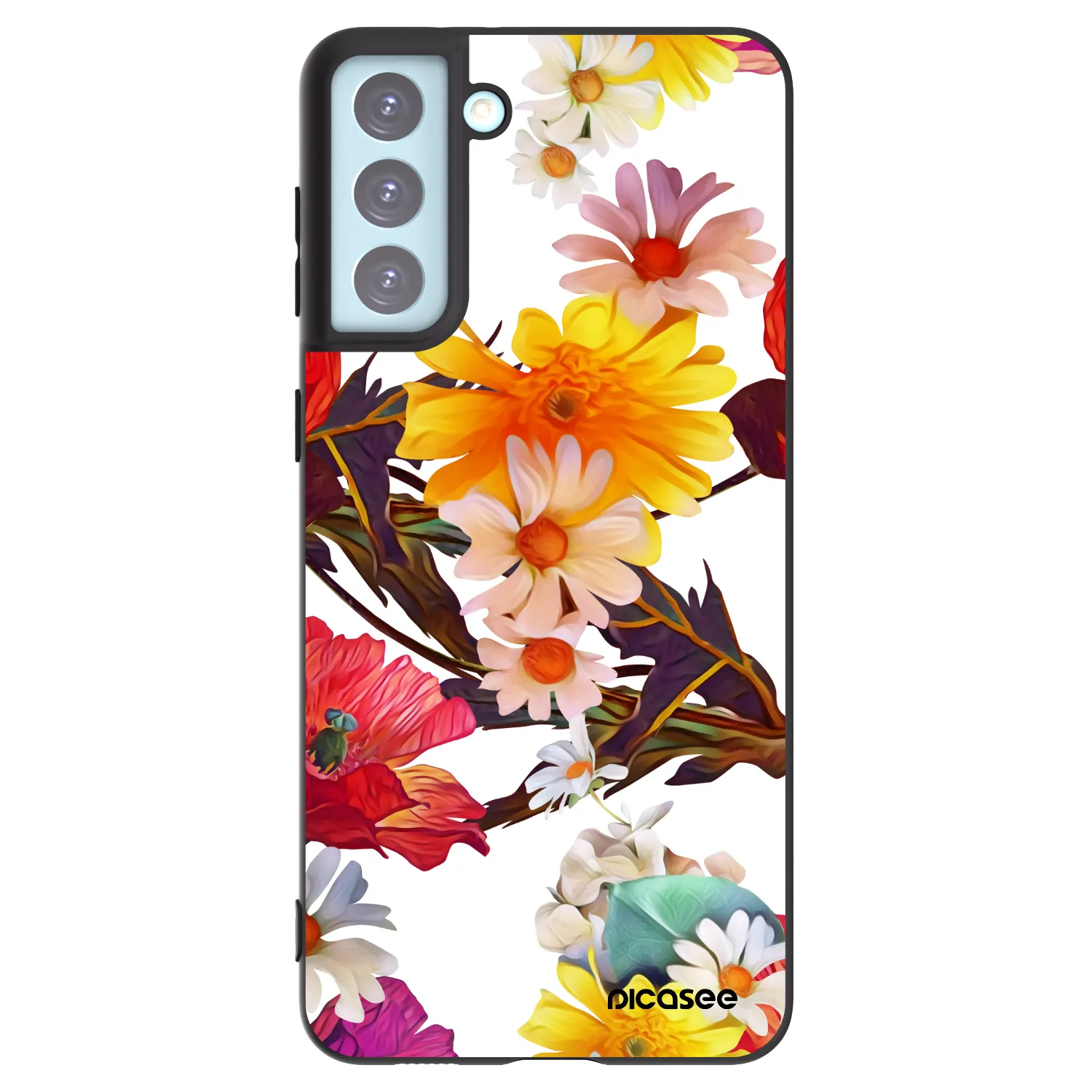 Picasee silikónový čierny obal pre Samsung Galaxy S21+ 5G G996F - Meadow