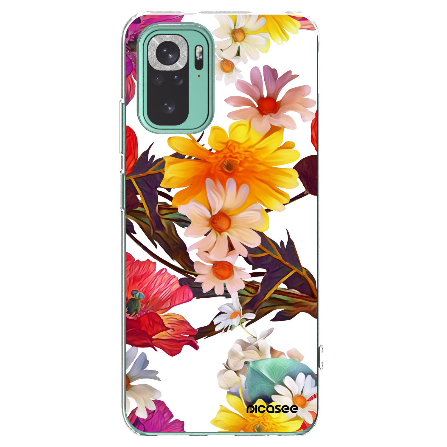 Picasee silikónový prehľadný obal pre Xiaomi Redmi Note 10 Pro - Meadow