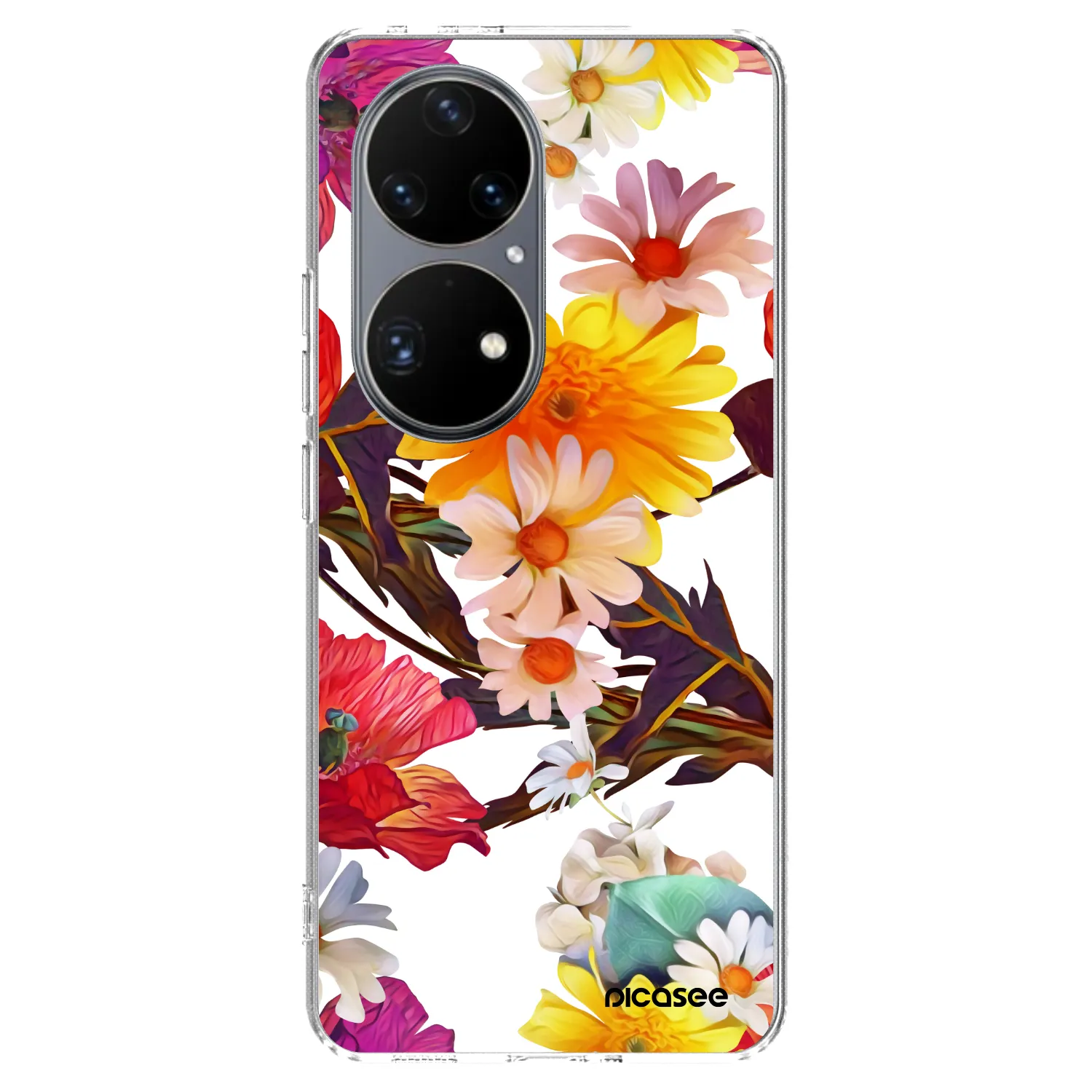 Picasee silikónový prehľadný obal pre Huawei P50 - Meadow