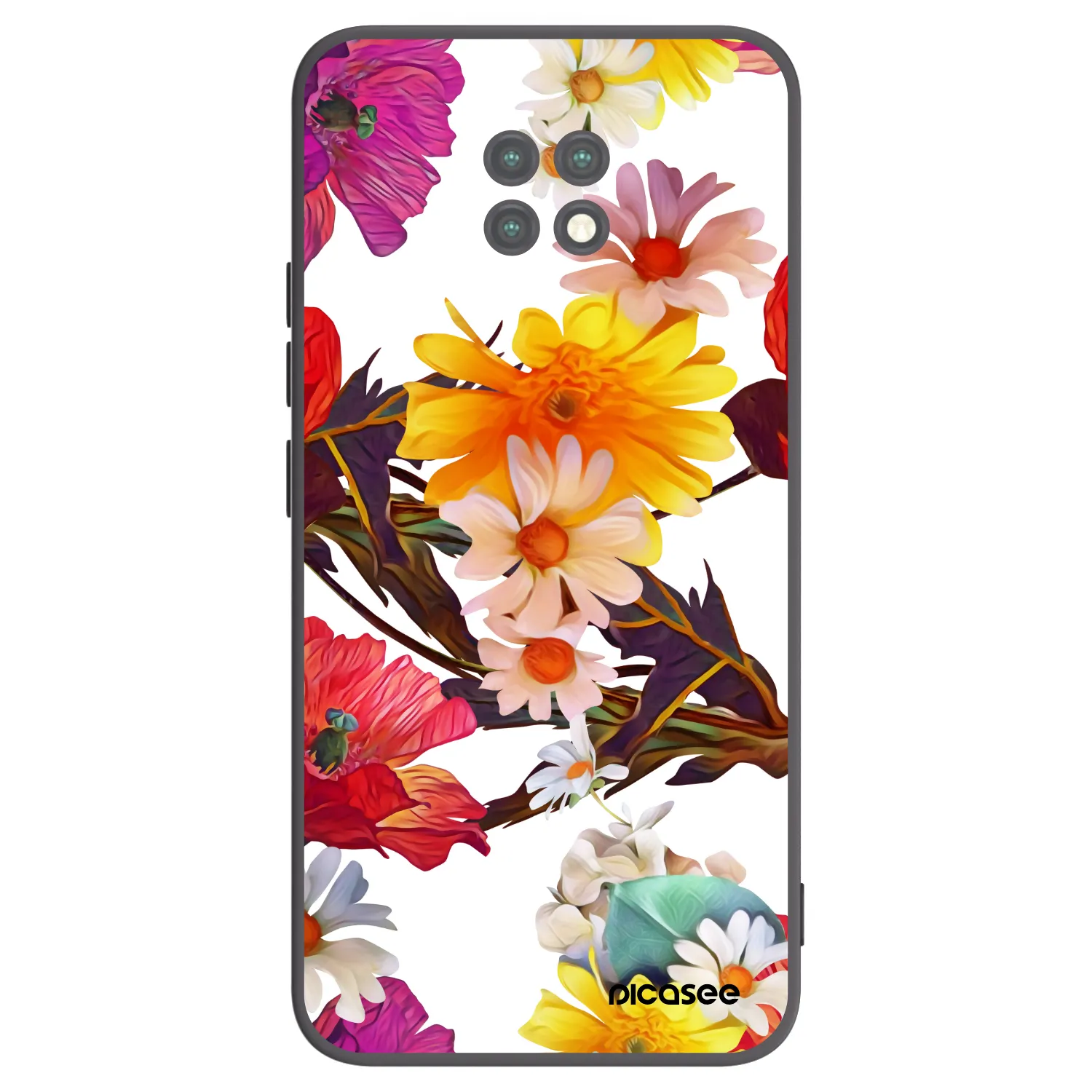 Picasee silikónový čierny obal pre Xiaomi Redmi Note 9T - Meadow