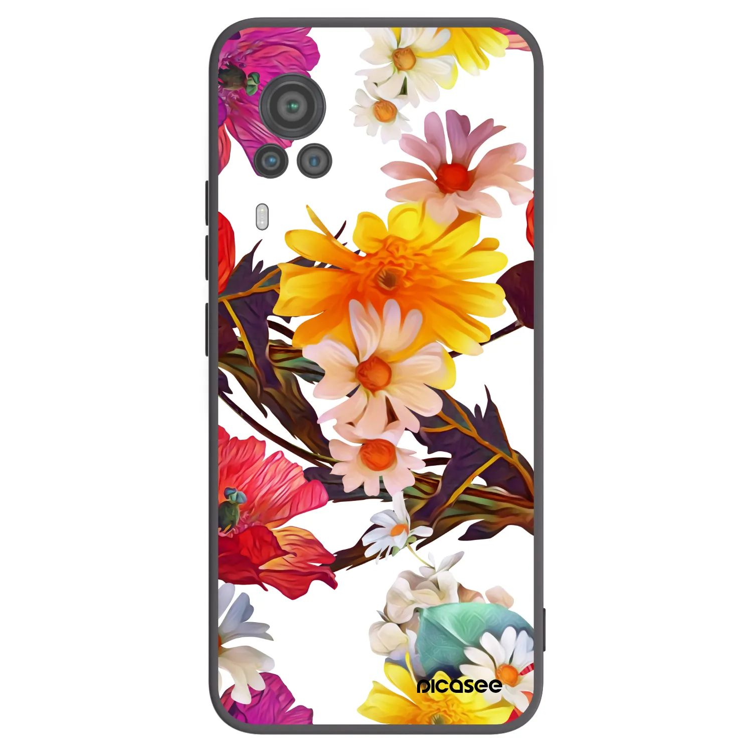 Picasee silikónový čierny obal pre Vivo X60 Pro 5G - Meadow