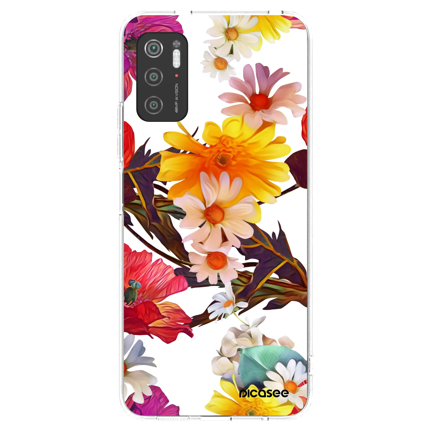Picasee silikónový prehľadný obal pre Xiaomi Poco M3 Pro 5G - Meadow
