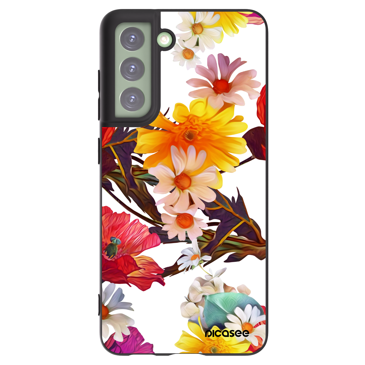 Picasee silikónový čierny obal pre Samsung Galaxy S21 FE 5G - Meadow
