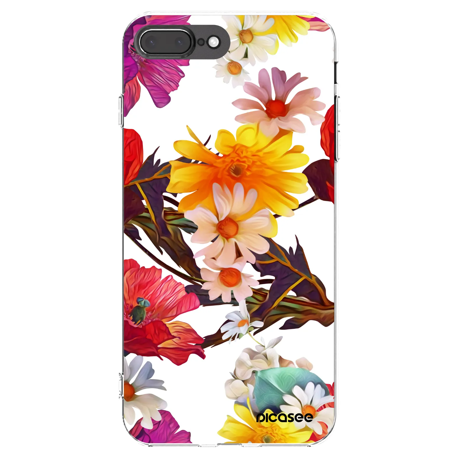 Silikónový prehľadný obal pre Apple iPhone 7 Plus - Meadow