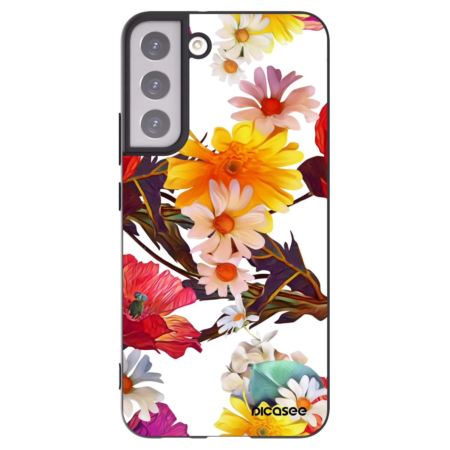 Picasee silikónový čierny obal pre Samsung Galaxy S22+ 5G - Meadow