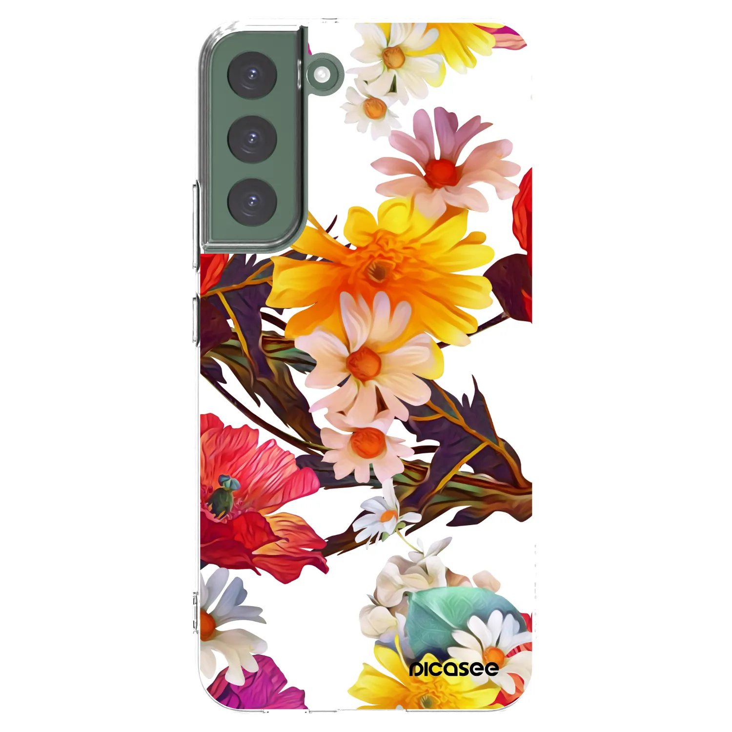 Picasee silikónový prehľadný obal pre Samsung Galaxy S22+ 5G - Meadow