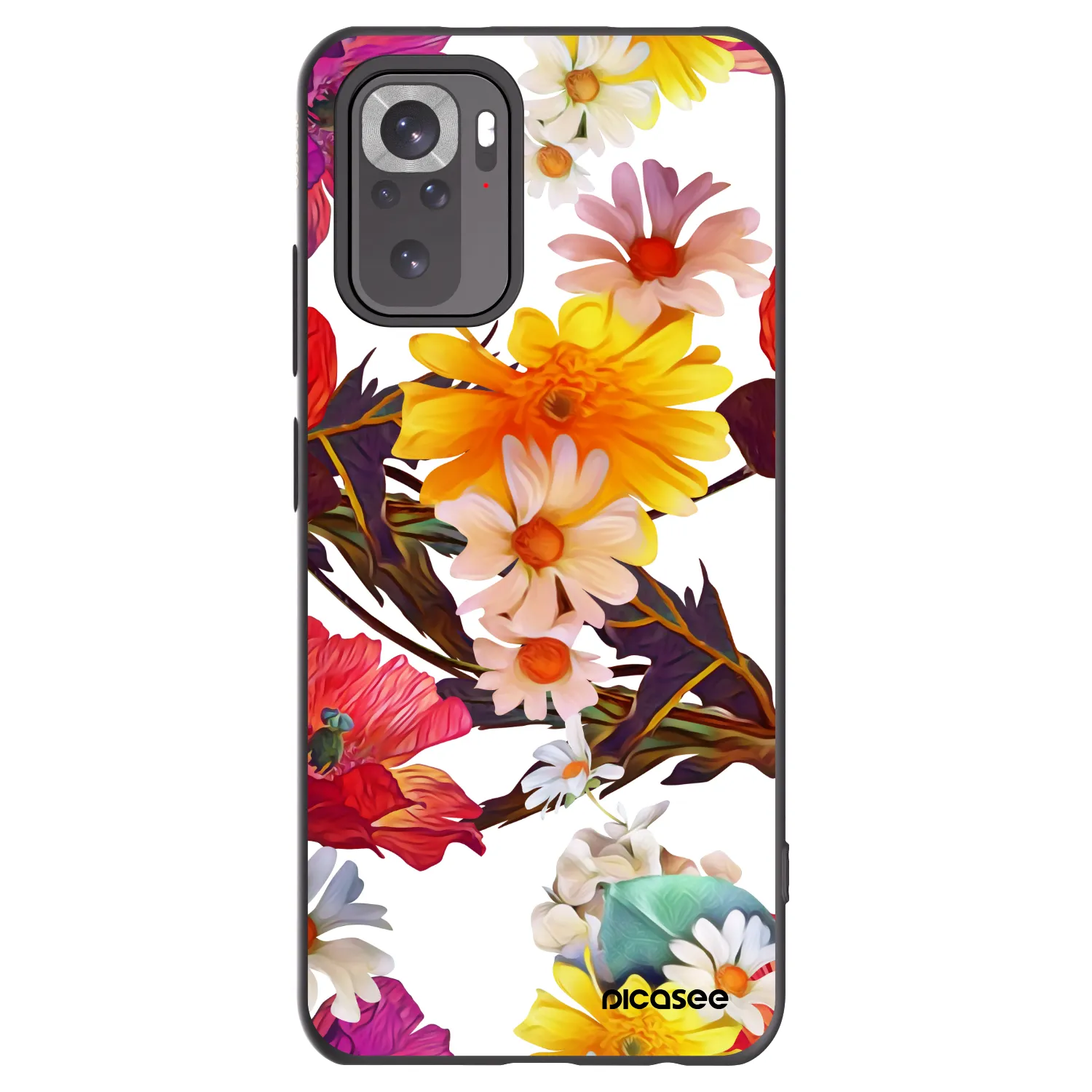 Picasee silikónový čierny obal pre Xiaomi Redmi Note 11S 4G - Meadow