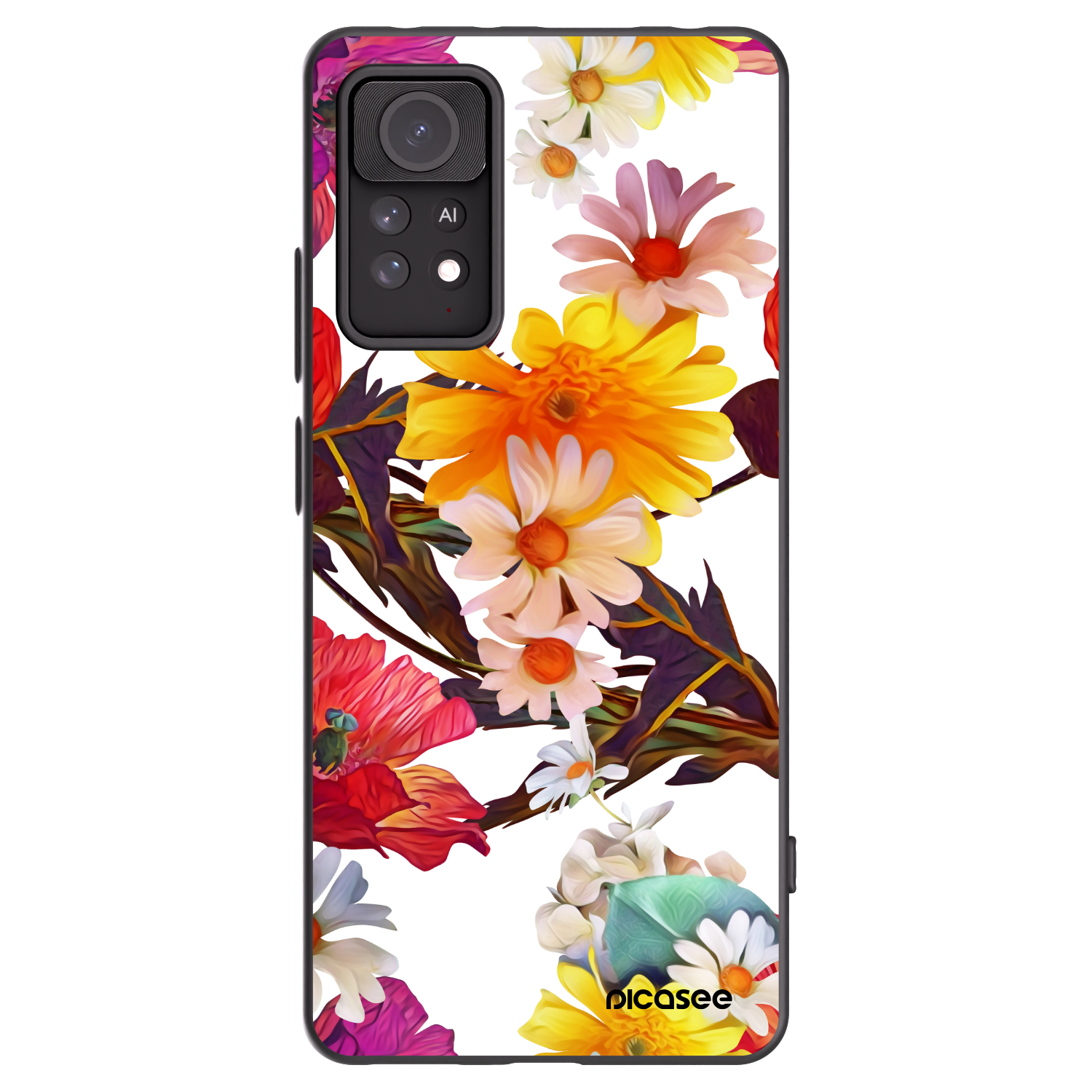 Picasee silikónový čierny obal pre Xiaomi Redmi Note 11 Pro 5G - Meadow
