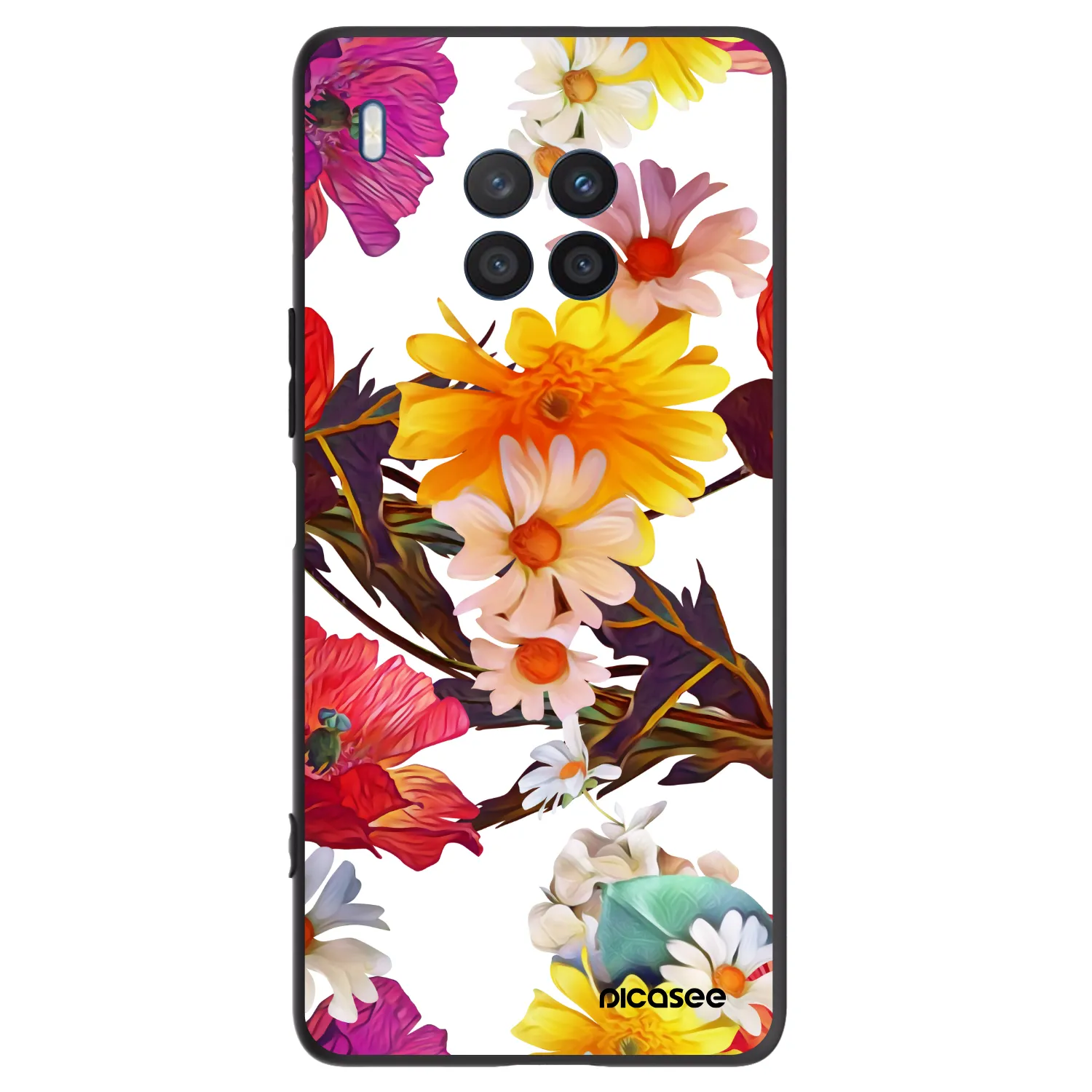 Picasee silikónový čierny obal pre Honor 50 Lite - Meadow