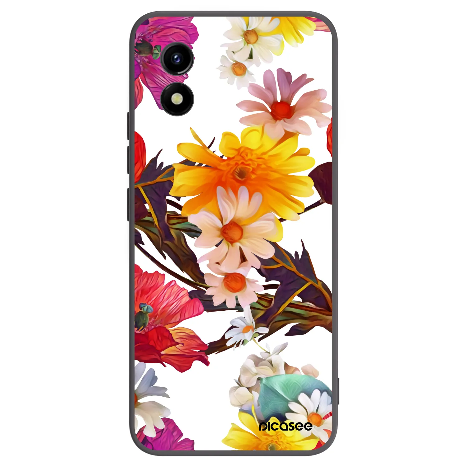 Picasee silikónový čierny obal pre Vivo Y01 - Meadow