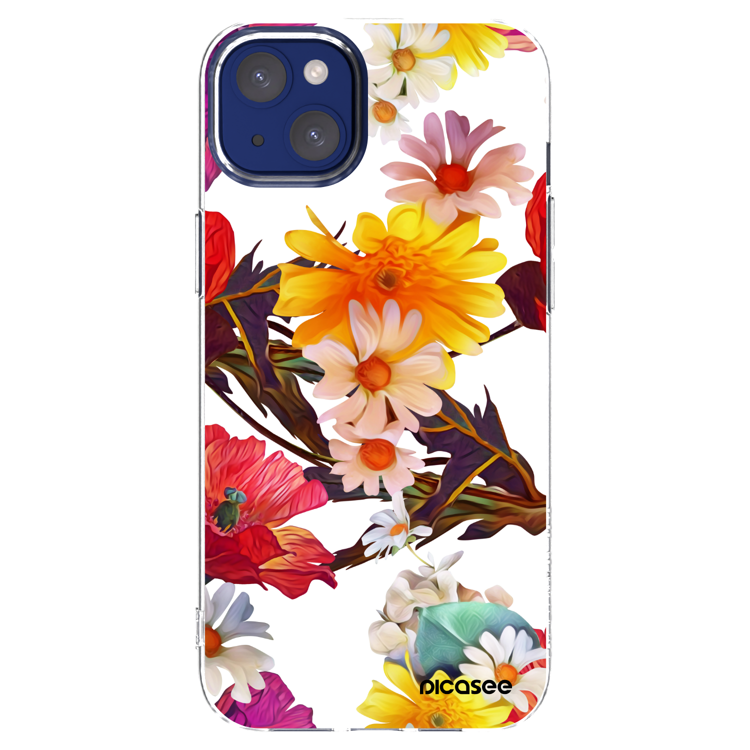 Picasee silikónový prehľadný obal pre Apple iPhone 14 Plus - Meadow