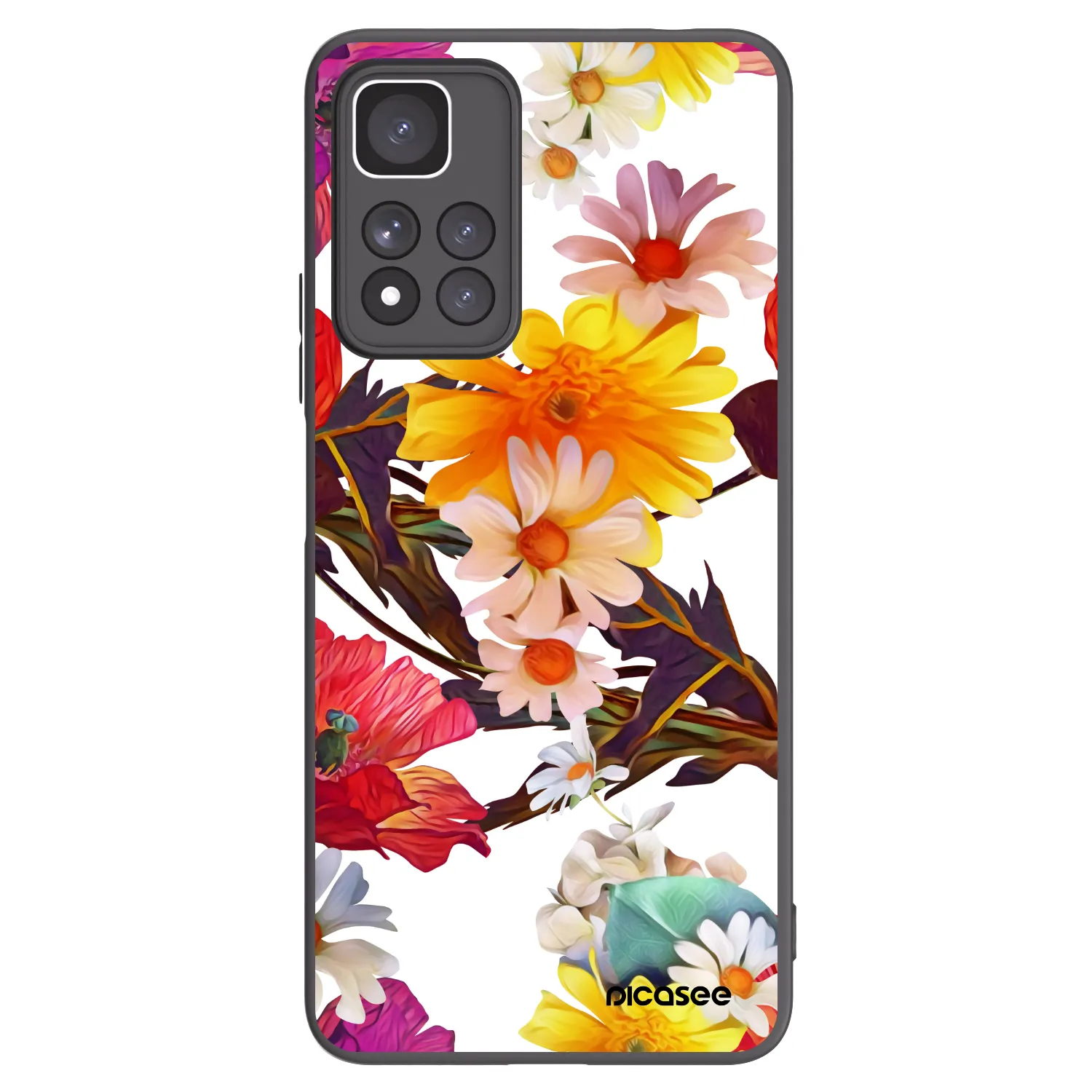Picasee silikónový čierny obal pre Xiaomi Redmi Note 11 Pro+ 5G - Meadow