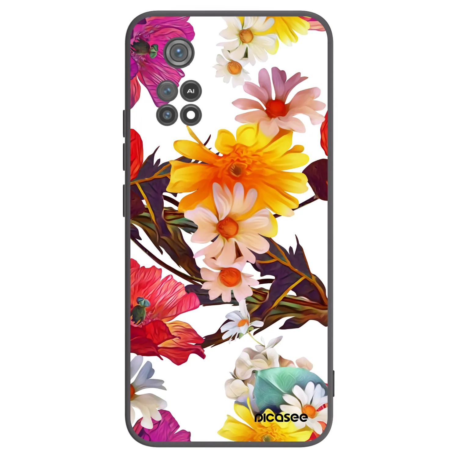 Picasee silikónový čierny obal pre Xiaomi Poco M4 Pro - Meadow