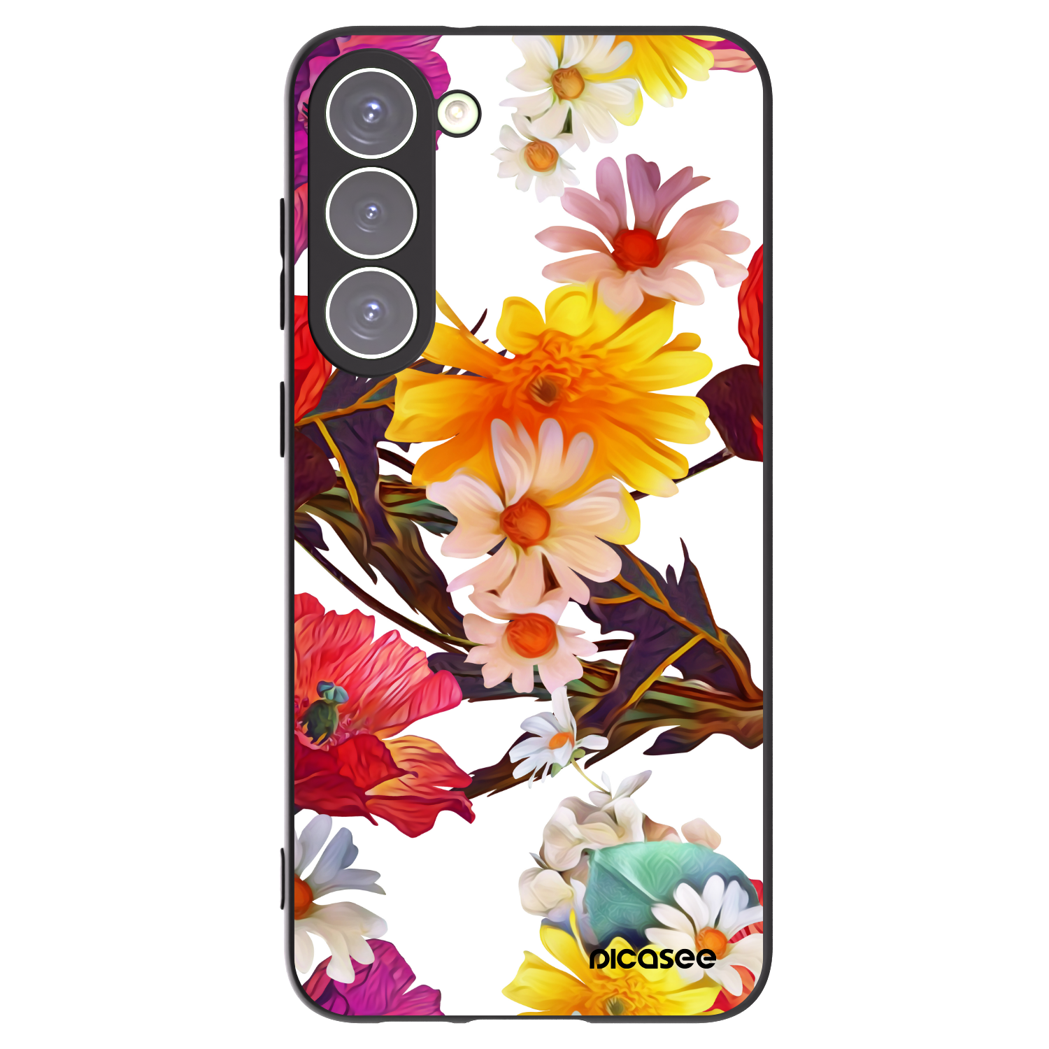 Picasee silikónový čierny obal pre Samsung Galaxy S23+ 5G - Meadow