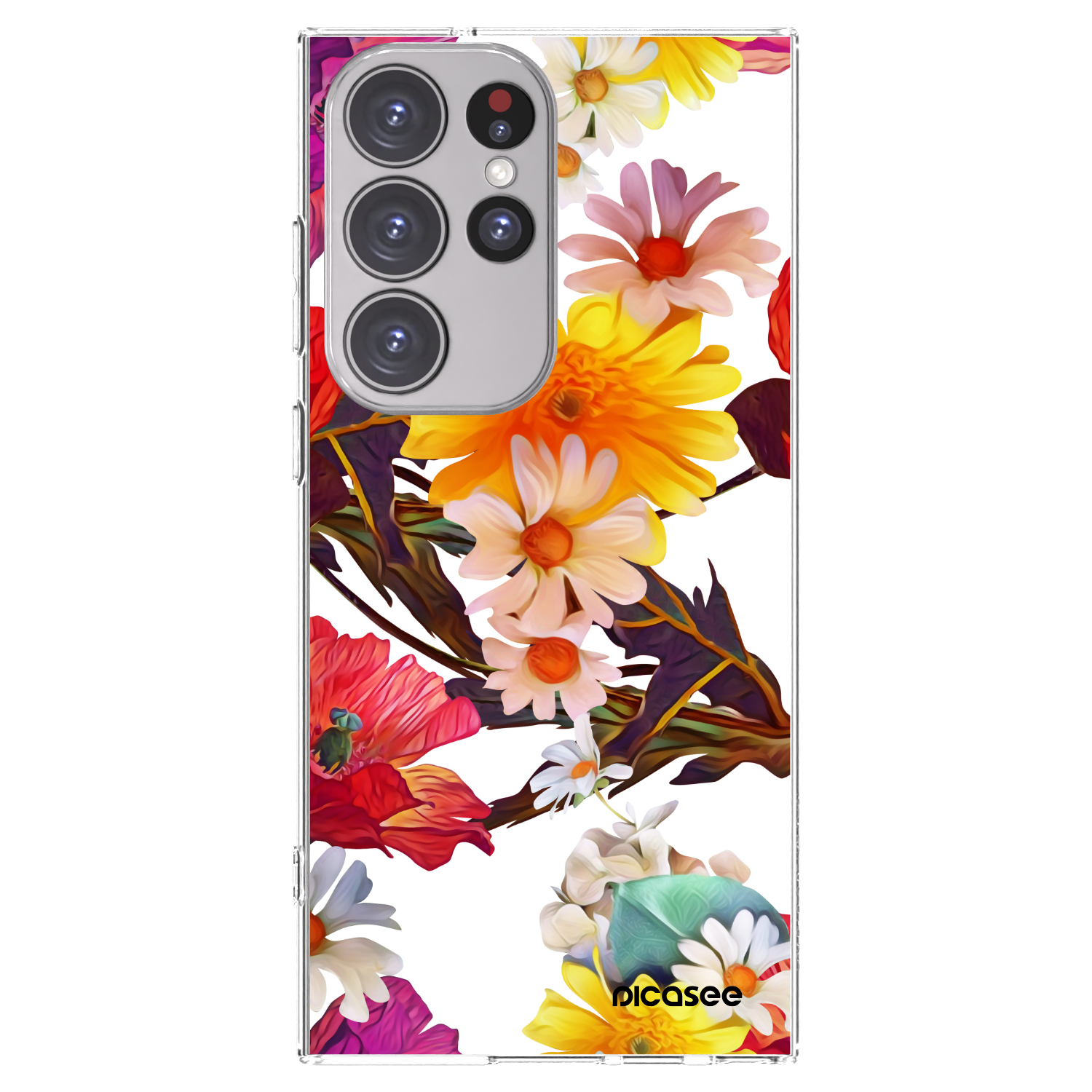 Picasee silikónový prehľadný obal pre Samsung Galaxy S23 Ultra 5G - Meadow