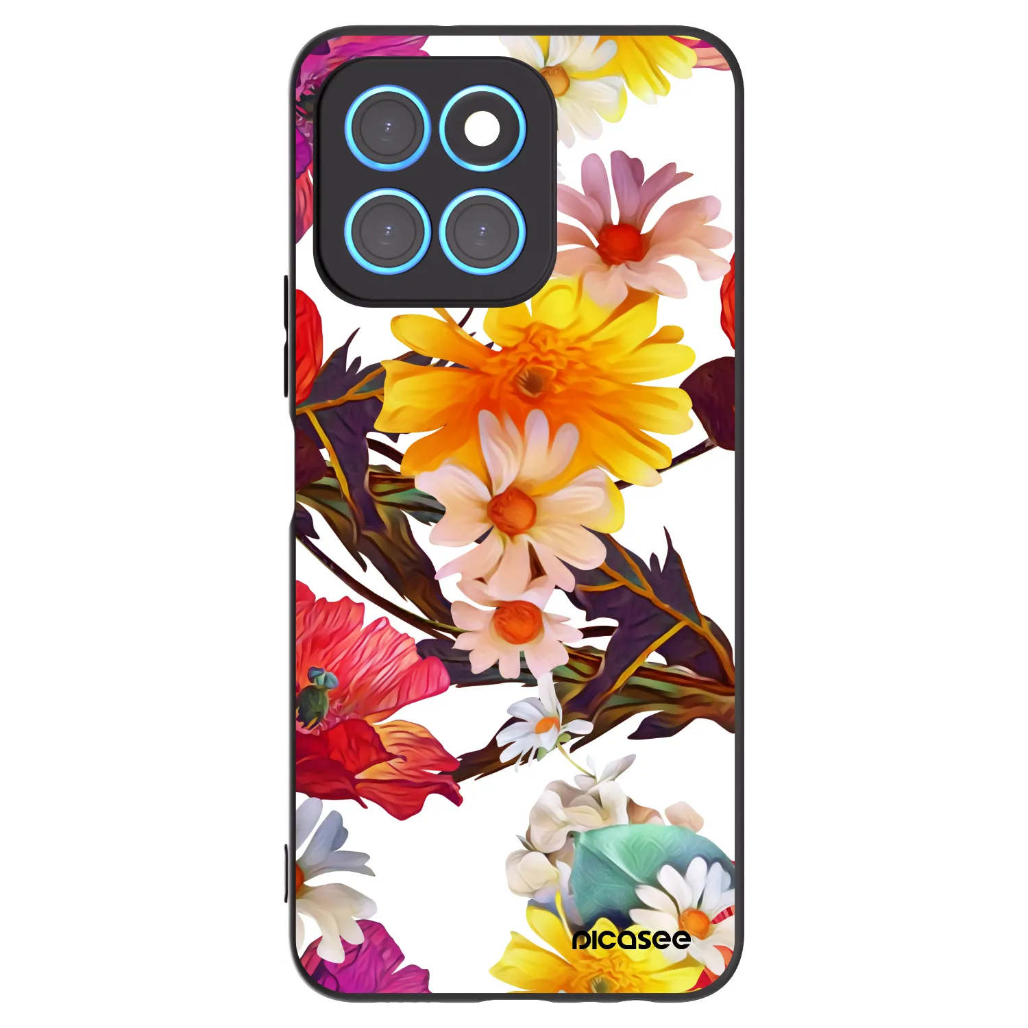 Picasee silikónový čierny obal pre Honor X8 5G - Meadow