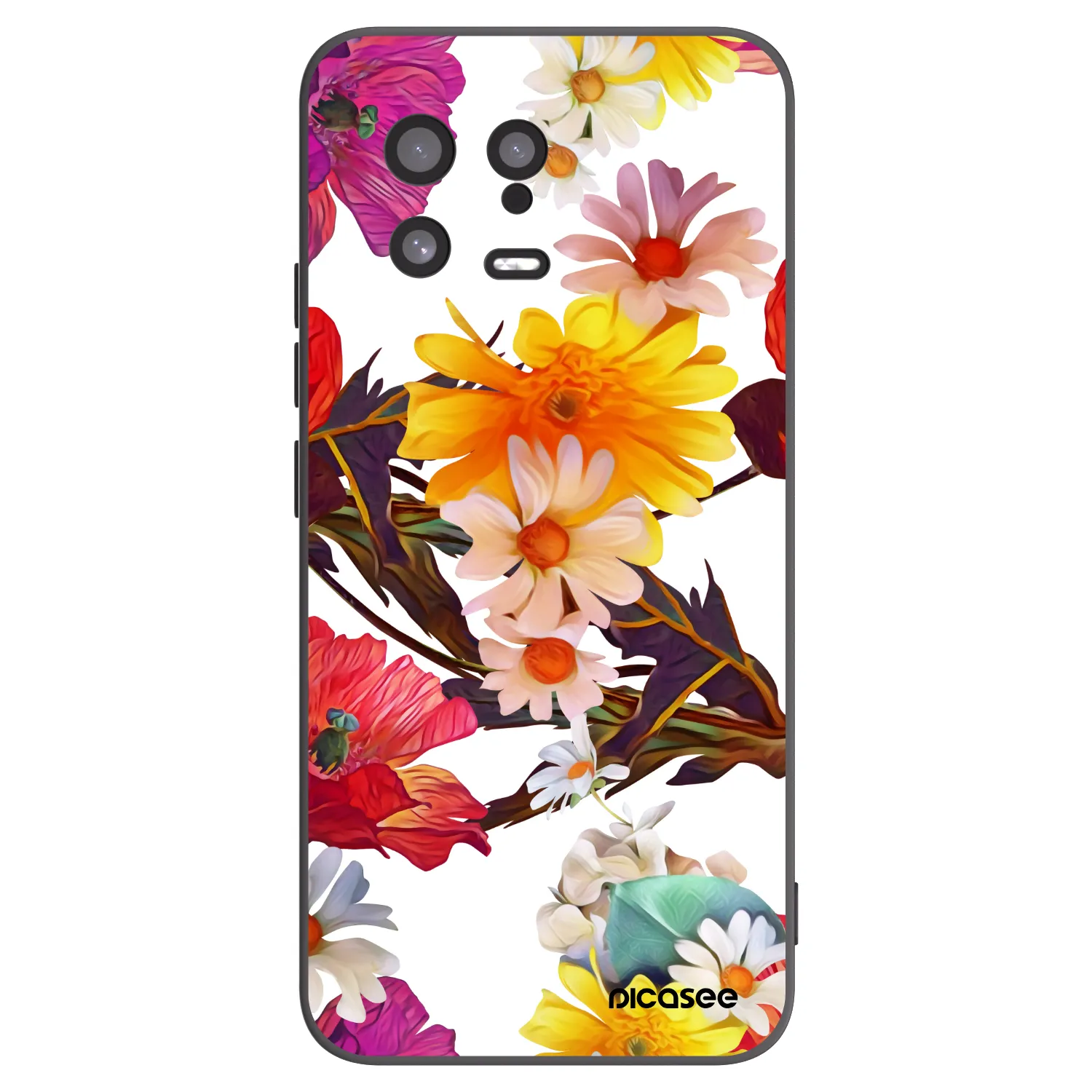Picasee silikónový čierny obal pre Xiaomi 13 - Meadow