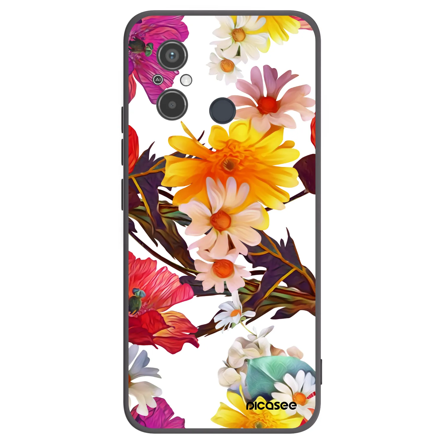Picasee silikónový čierny obal pre Xiaomi Redmi 12C - Meadow