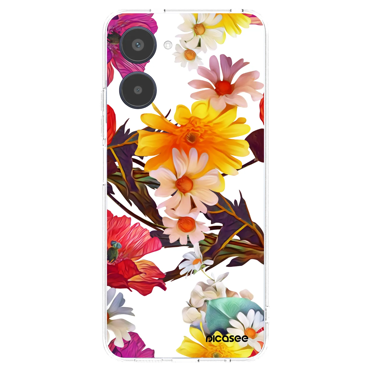Picasee silikónový prehľadný obal pre Realme 10 4G - Meadow