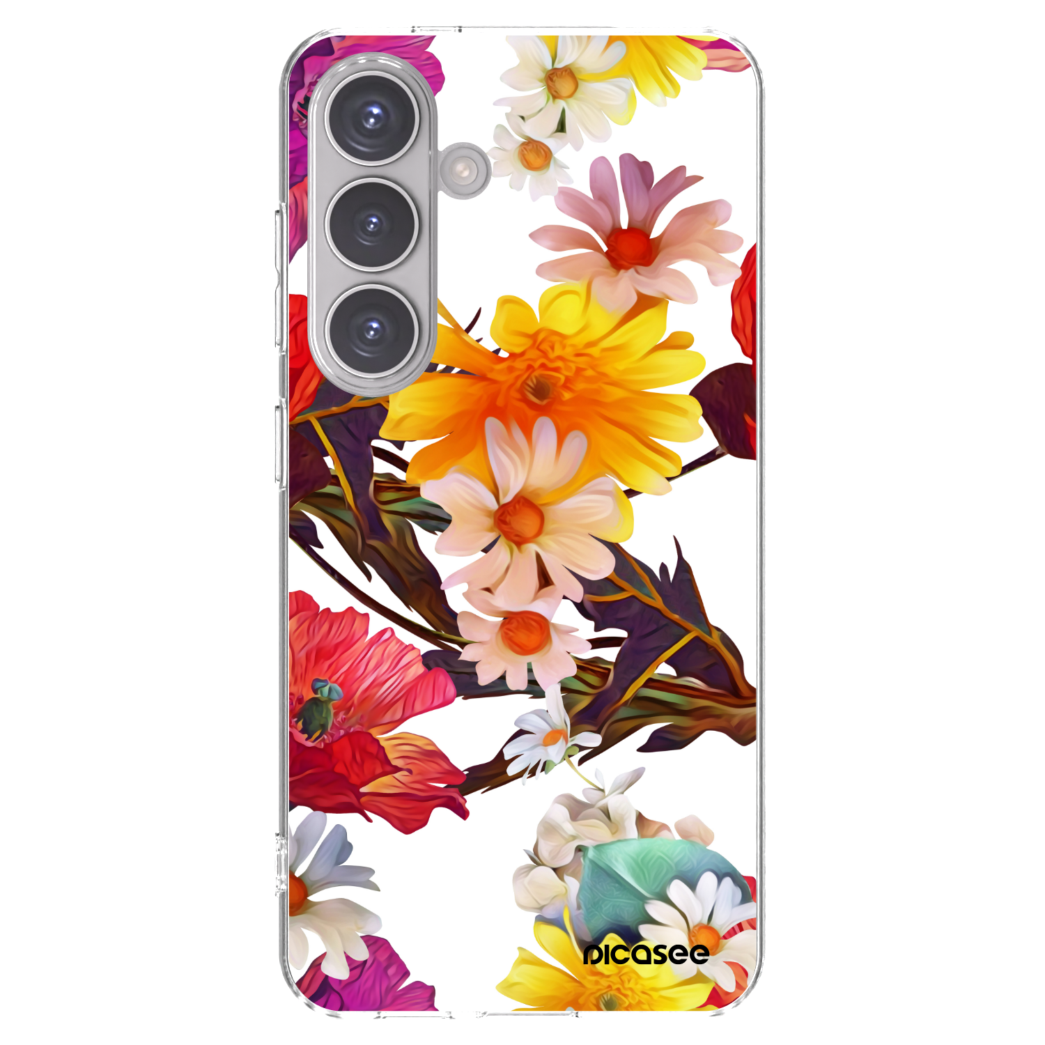 Picasee silikónový prehľadný obal pre Samsung Galaxy S24 S921B 5G - Meadow