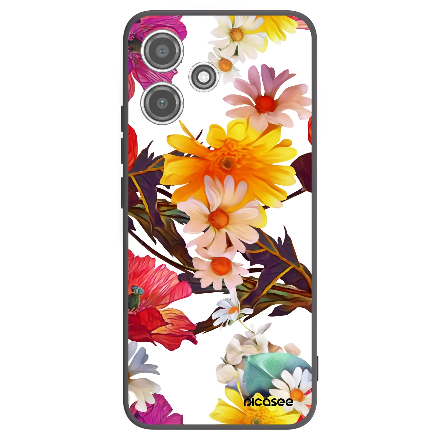 Picasee silikónový čierny obal pre Xiaomi Redmi 12 5G - Meadow