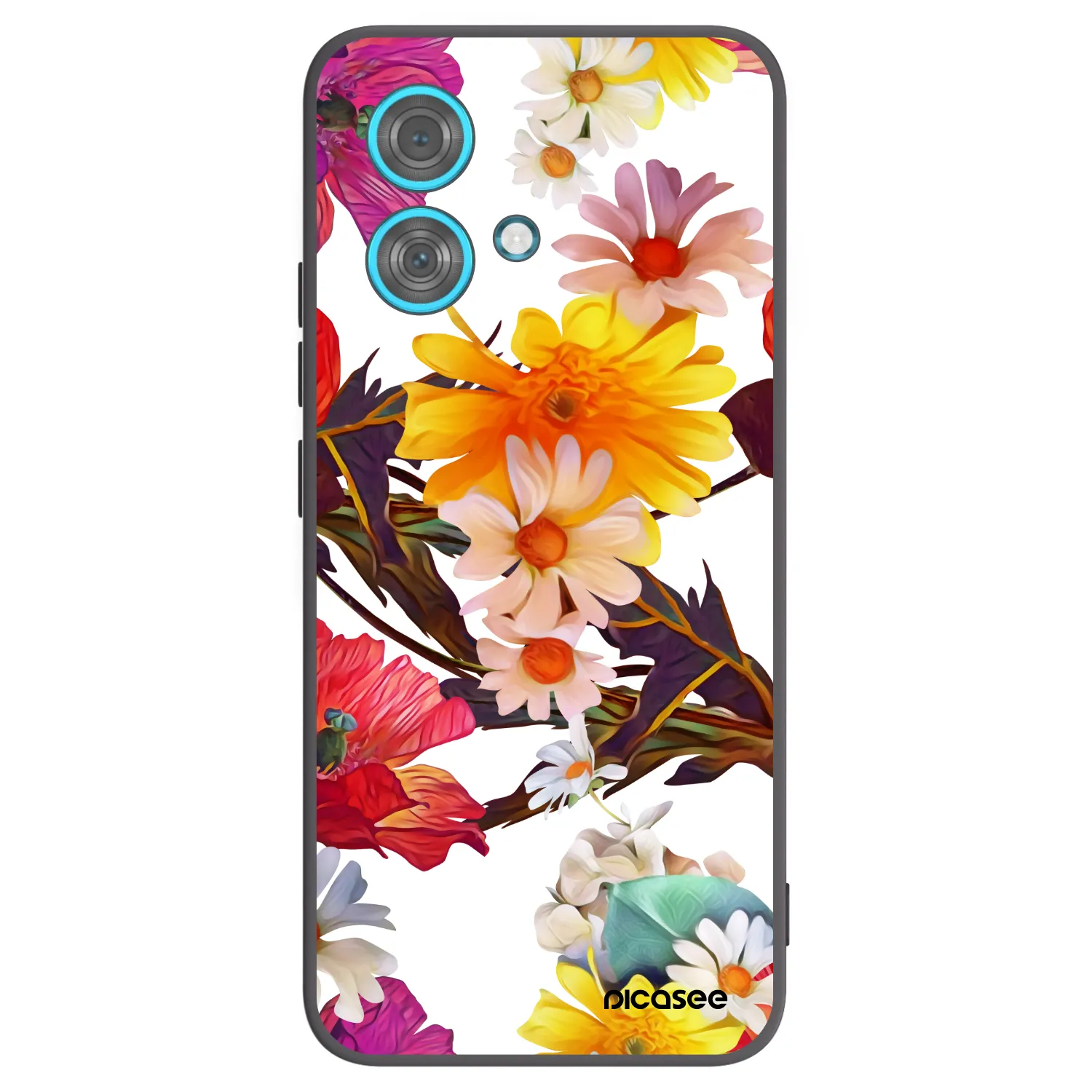 Picasee silikónový čierny obal pre Motorola Edge 40 Neo - Meadow