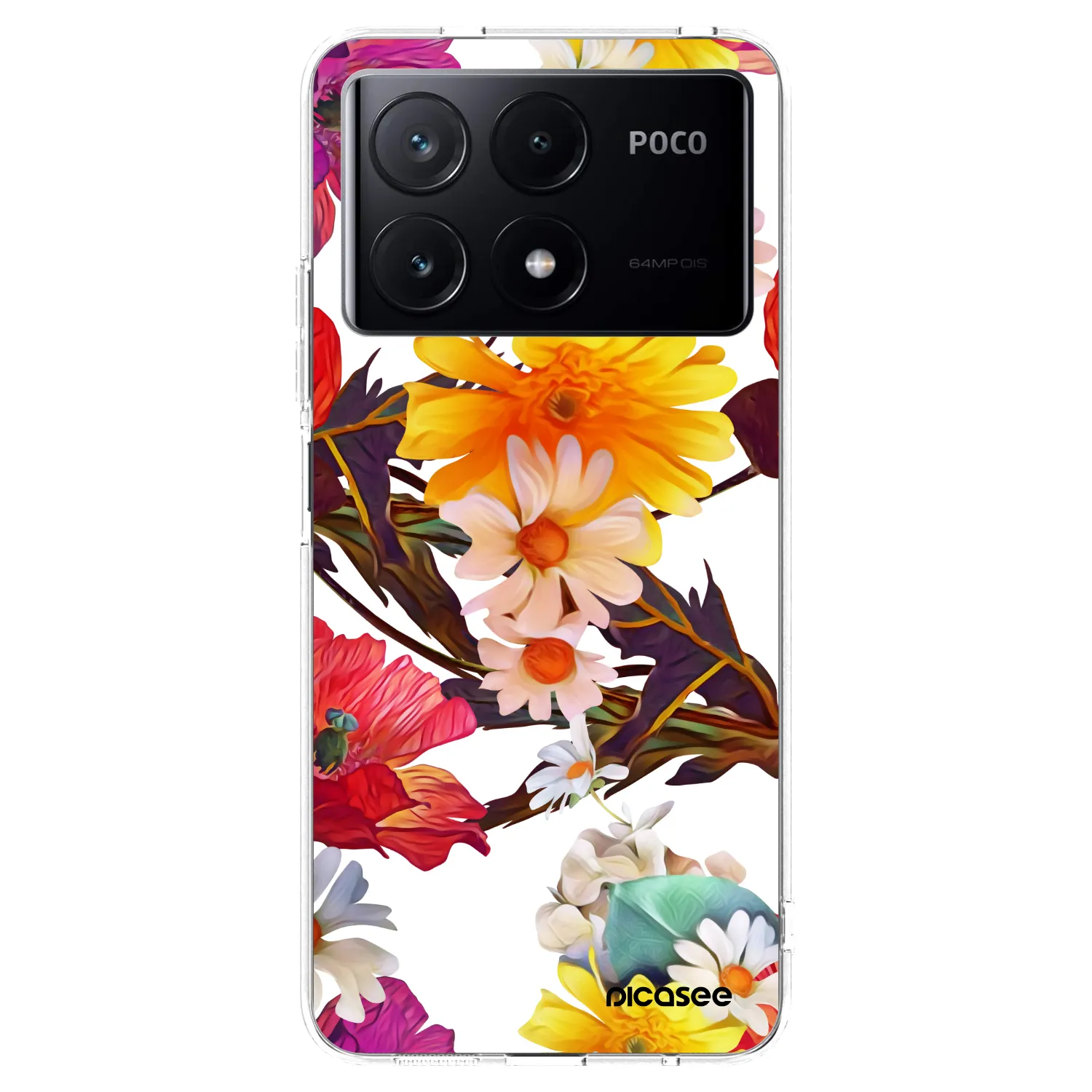 Picasee silikónový prehľadný obal pre Xiaomi Poco X6 Pro - Meadow