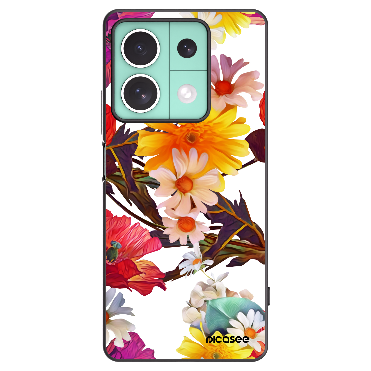 Picasee silikónový čierny obal pre Xiaomi Redmi Note 13 5G - Meadow