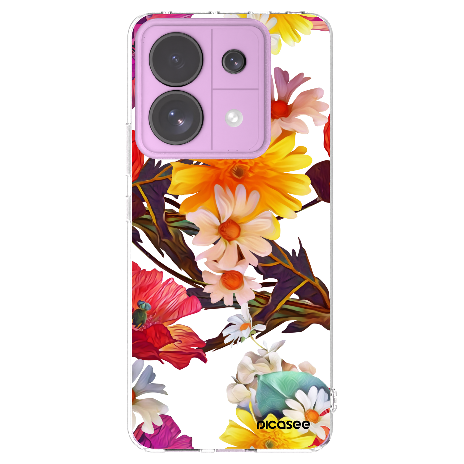 Picasee silikónový prehľadný obal pre Xiaomi Redmi Note 13 Pro 5G - Meadow