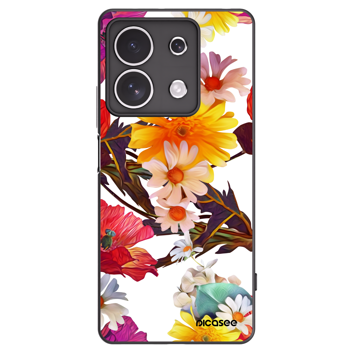 Picasee silikónový čierny obal pre Xiaomi Redmi Note 13 4G - Meadow
