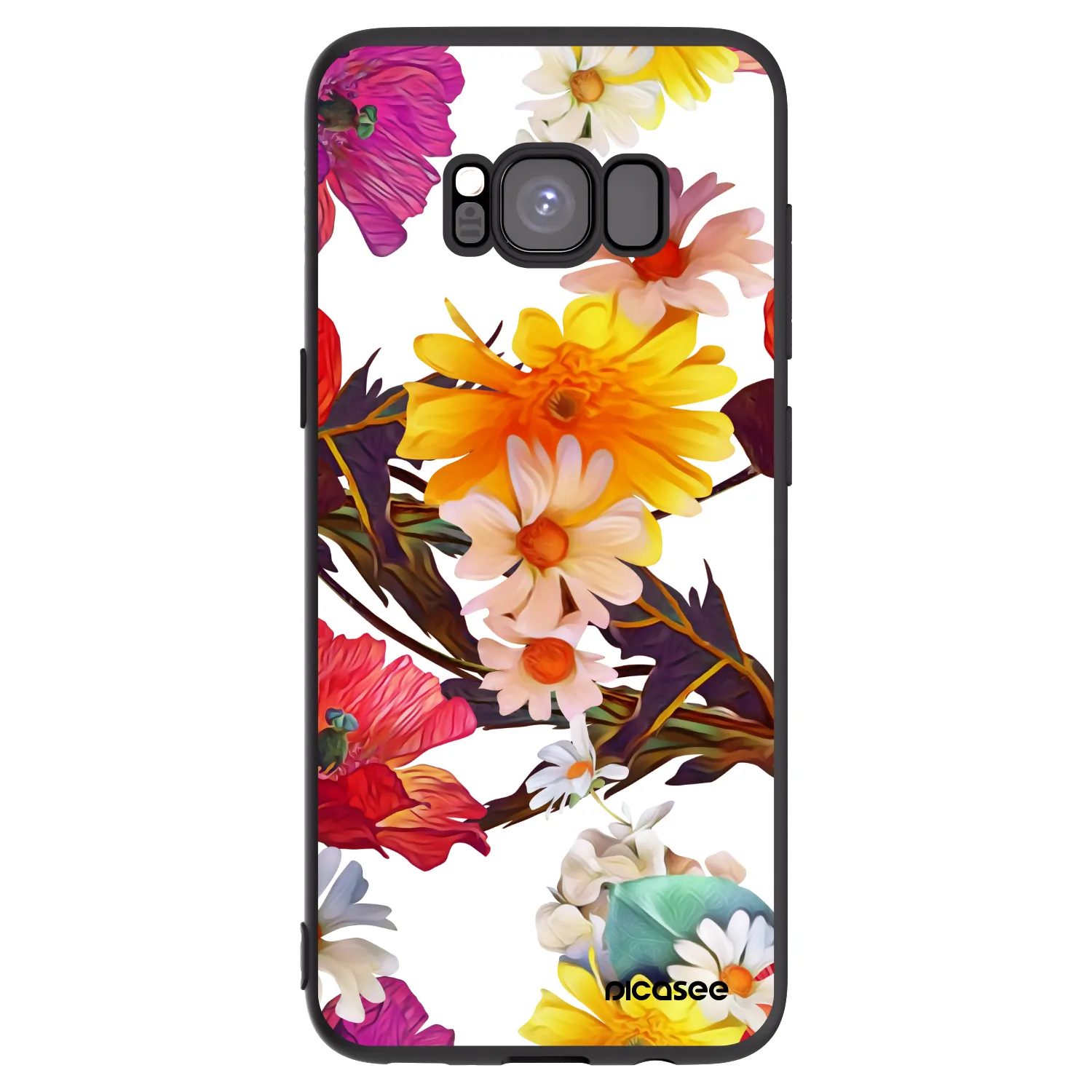 Picasee silikónový čierny obal pre Samsung Galaxy S8 G950F - Meadow