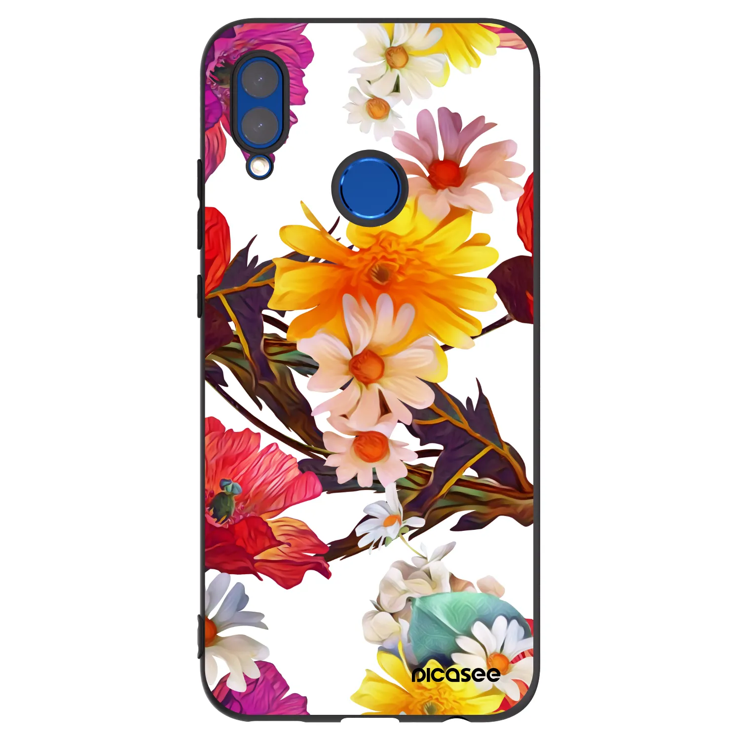 Picasee silikónový čierny obal pre Honor 10 Lite - Meadow