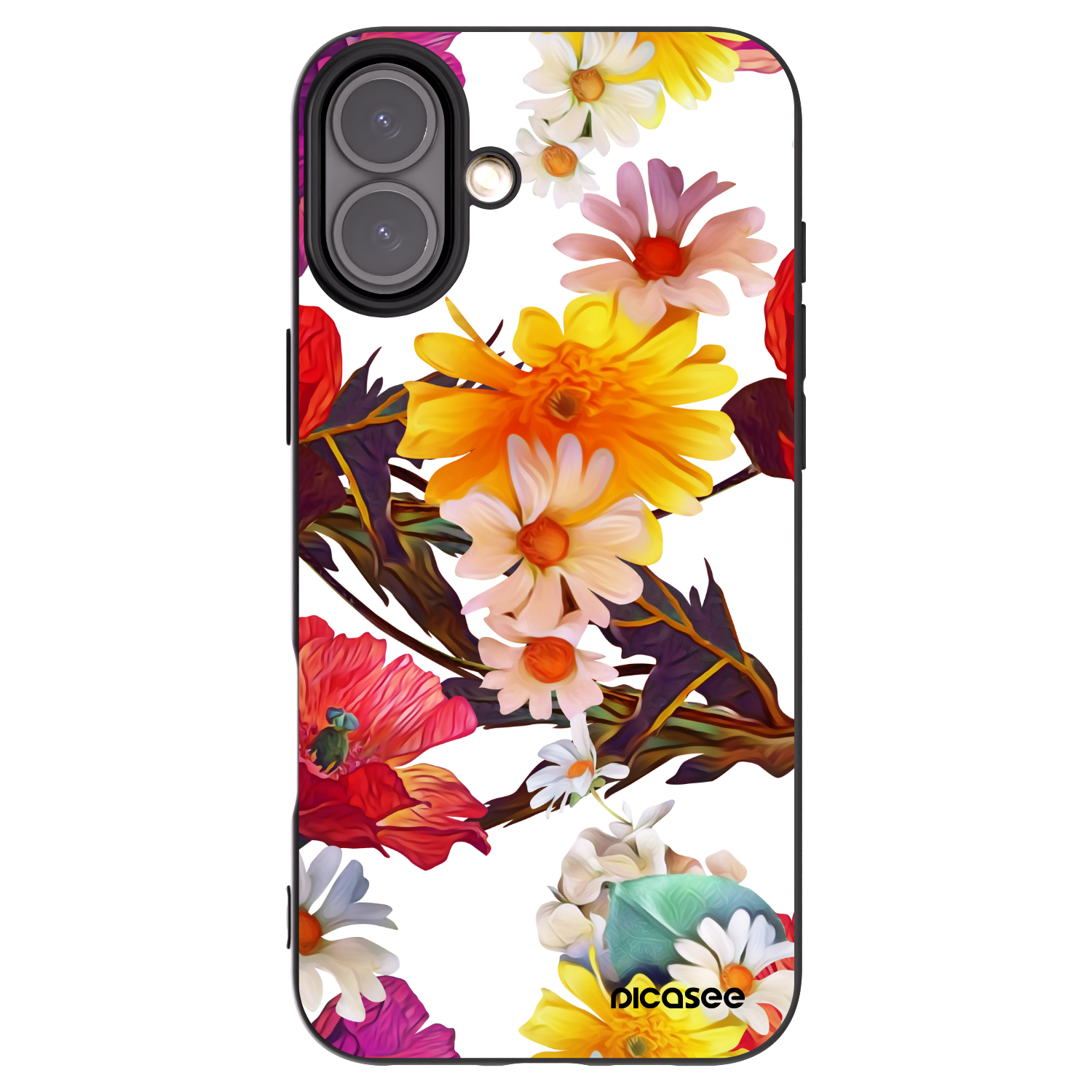 Picasee silikónový čierny obal pre Apple iPhone 16 Plus - Meadow