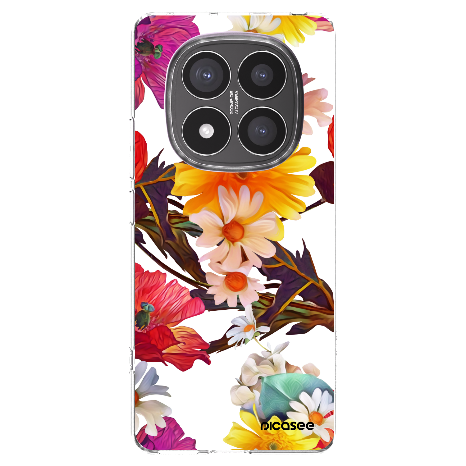 Picasee silikónový prehľadný obal pre Xiaomi Redmi Note 14 Pro+ 5G - Meadow