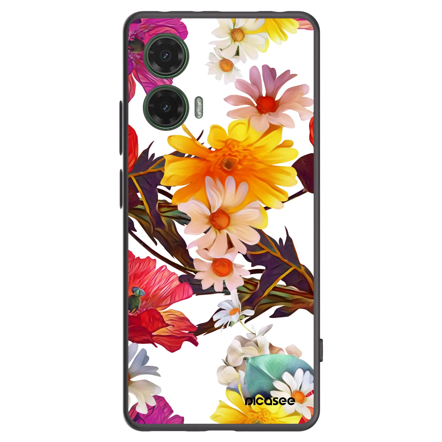 Picasee silikónový čierny obal pre Motorola Moto G35 5G - Meadow